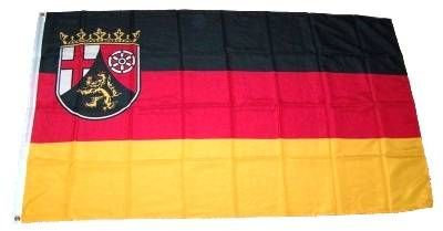 MM Rheinland-Pfalz Flagge/Fahne, 150 x 90 cm, wetterfest, mehrfarbig, 16199