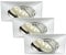 Briloner Leuchten, Einbaustrahler, LED Einbauleuchte, Strahler & Einbaustrahler 230v, Spots, Deckenstrahler, Deckenspot, Lampen Wohnzimmer, Deckeneinbauleuchten, Einbaustrahler Set, schwenkbar, eckig