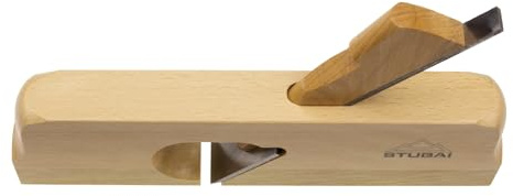 SIMSHOBEL Handhobel für Falz & Absatz – schmaler, seitlich offener Hobelkasten – seitlich überstehendes Messer für scharfe Innenwinkel – Schnittwinkel: 49° – zum Nacharbeiten von Falzen & Zapfen Holz.