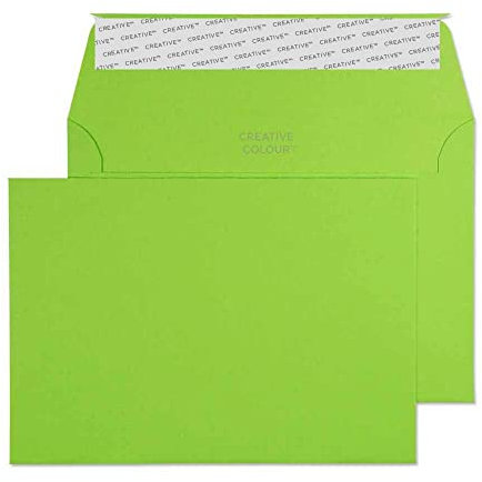 Blake Creative Colour 107 Briefumschläge Haftklebung Limettengrün C6 114 x 162 mm - 120g/m² | 500 Stück