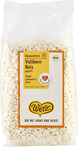 Werz Vollkorn-Reis, gepufft, ungesüßt, glutenfrei, 5er pack (5 x 125g)