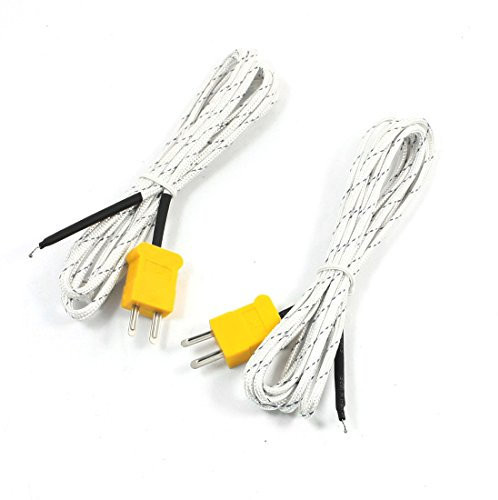 sourcing map 2 STÜCK Typ K 0-200 C Temperatursensor Thermoelement-sonde 2 Meter 2m de