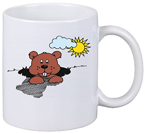 Reifen-Markt Tasse de Café Tasse à Thé … Coffee Mug Coupe marmotte série de Film DVD Film série DVD Hauteur 9 cm de Diamètre 8 cm Volume 330 ML Le pour Leur Partenaire - Collègue - Amis