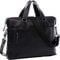 BACCINI große Laptoptasche mit abnehmbaren Schultergurt echt Leder - 15.4 Zoll Laptop Business-Tasche Leandro - Umhängetasche Aktentasche extra Laptop-Hülle - Ledertasche Herren Damen schwarz