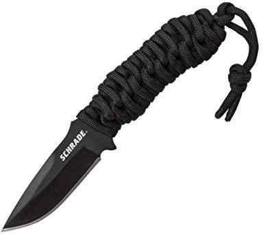 Schrade Unisex – Erwachsene Neck Knife Taschenmesser, schwarz, one size