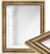 WANDStyle Spiegel 31x40 cm im Barock-Stil aus Holz, Goldener Wandspiegel, Made in Germany - H550