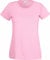 Basic T-Shirt Valueweight - für Damen Farbe rose Größe M