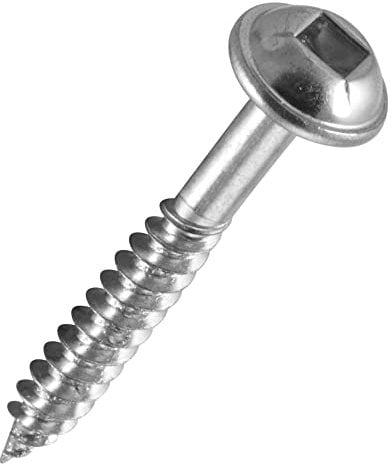 Trend Vis de Poche pour Bois Durs, 30mm de Long, Lot de 500, Vis à Tête Carrée à Filetage Fin Autotaraudeur, PH/7X30/500, Noir