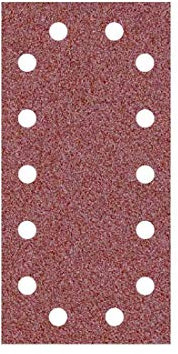 MioTools Fox Klett-Schleifblätter, 230 x 115 mm, 14-Loch, f. Schwingschleifer, Normalkorund (50 Stk.) K60