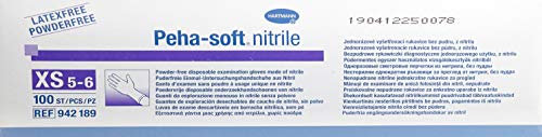 PEHA-SOFT nitrile Unt.Handsch.unste.puderfrei XS 100 St Handschuhe