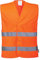 Portwest C474ORRL/XL Warnweste mit zwei Bändern, Orange, LXL