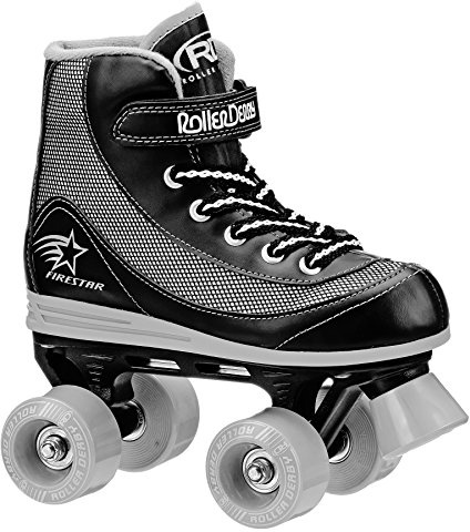 Roller Derby FireStar Youth Boy's Roller Skate Black/Gray Size 12