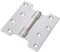 Satin Stainless Steel Button Tipped Parliament Hinges 4 x 2 x 4