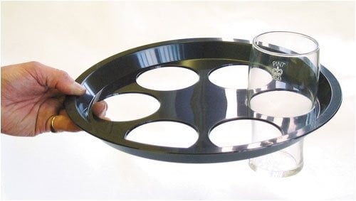 Glass Caddy, Will Hold 6 Pint Glasses Tray