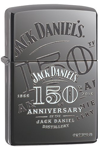Zippo Jack Daniel Distillery 1866-2016-Black Ice with Color Image-150 Years Feuerzeug, Chrom, 5.8 x 3.5 x 2 cm
