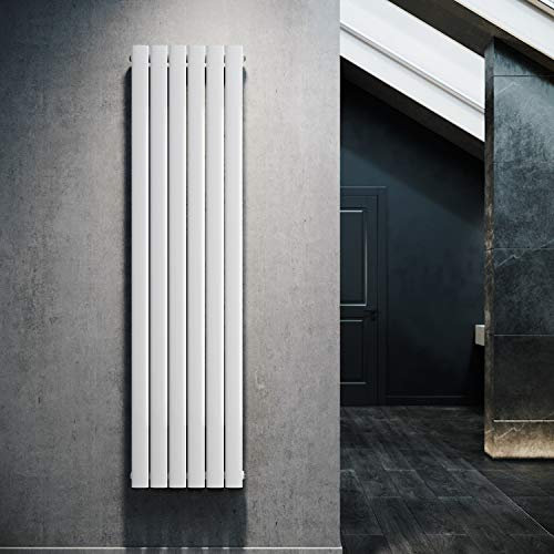 Badheizkörper Design Flach Heizkörper 1800x462mm Weiß Paneelheizkörper Vertikal Mittelanschluss Einlagig