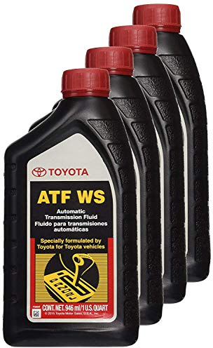 Toyota 00289-ATFWS Lexus & Automatic Transmission Fluid WS ATF World Standard, Pack of 4