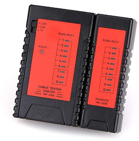 NF468 Testeur de défaut Localisateur de câble RJ45 RJ11 Testeur de câble réseau Ethernet LAN Outil de test de réseau