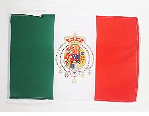 BANDIERA REGNO DELLE DUE SICILIE 1860-1861 45x30cm - BANDIERINA SICILIANA - ITALIA 30 x 45 cm cordicelle - AZ FLAG
