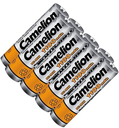 8x Camelion 1100mAh Ni-MH Micro AAA R3 Akku 1,2V - Markenakku Top und Neu