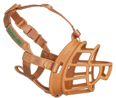 Baskerville Ultra Muzzle,Bräunen,Größe3