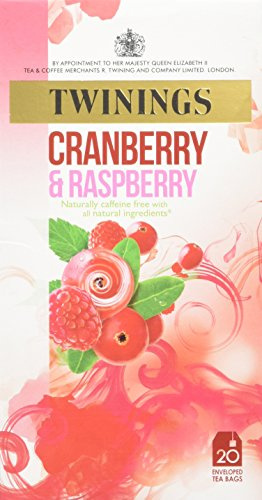 Twinings Cranberry/Raspberry and Elderflower Tea Bags (Pack of 20)