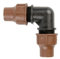 RAIN BIRD Codo de bloqueo rápido de 90° – 16 mm x 16 mm (atornillado de sujeción, conector de sujeción, atornillado)