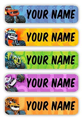 Blaze and the Monster MachinesTM - Etiquetas personalizables para ropa (se puede planchar)