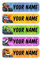 Blaze and the Monster MachinesTM - Etiquetas personalizables para ropa (se puede planchar)