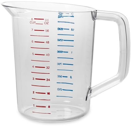 Rubbermaid Commercial Products Messbecher, transparent 1.9 L