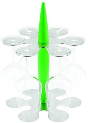 Legnoart GlasständerFELIX HORA mit 6 Glässern FH-1G (grün)