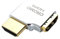 Lindy CROMO HDMI Male to HDMI Female 90 Degree Right Angle Adapter - Left