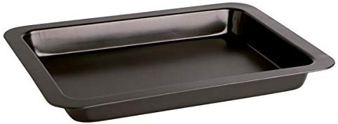 Quid Sweet Grey Bandeja Horno Acero Pintado 43x29x2cm Acero Carbonatado Apto Horno Antiadherente