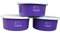 Amka Food Bowl / Cereal Bowl, 2 Litre with Lid, Bowl for Horses, Dogs, Animals, Colour: Purple