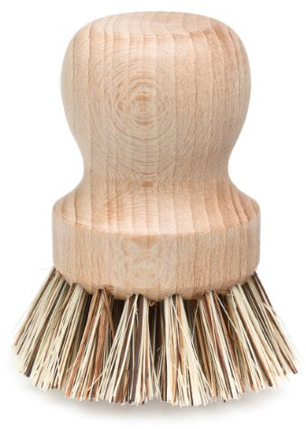 Redecker 322611 Wooden Household Handheld Cleaning Saucepan Pot Brush