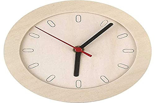 544260 Create Craft - Clock With Wooden Frame -15 cm -plywood -1 pc