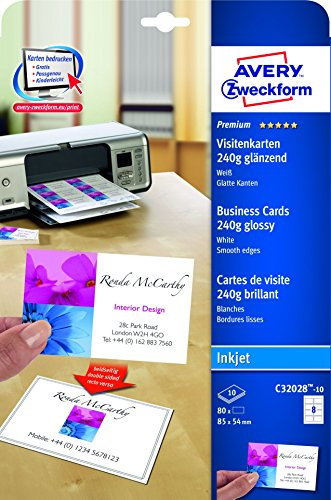 Visitenkarte 80ST Foto glossy ZWECKFORM C32028-10 85x54