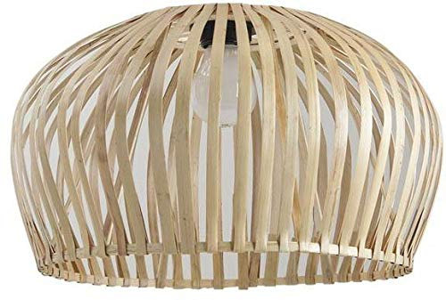 Abat jour en bambou pour suspension Naturel