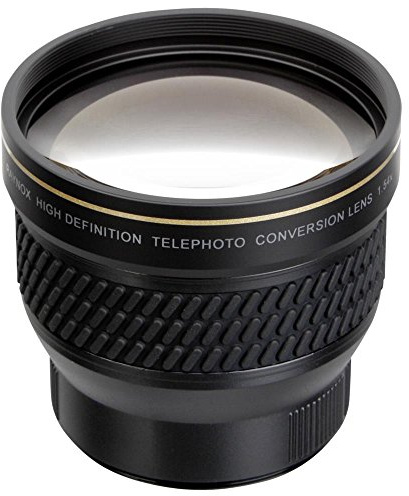Raynox DCR 1542 Pro High Definition Telephoto Conversion Lens für 37mm/43mm/46mm Filter (1,54-Fach)