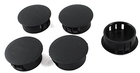sourcing map 5 Stücke Kunststoff Loch Buchse Abdeckkappen Kappen 25mm x 29mm x 11mm de de
