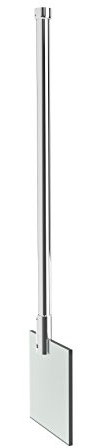 Schulte Stabilisator für 6-8 mm Glas, 85 cm kürzbar, Chromoptik, Haltestange für Glas/Decke Stabilisation, Deckenstrebe für Duschwand, Deckenhalterung, Deckenstabilisator