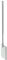 Schulte Stabilisator für 6-8 mm Glas, 85 cm kürzbar, Chromoptik, Haltestange für Glas/Decke Stabilisation, Deckenstrebe für Duschwand, Deckenhalterung, Deckenstabilisator