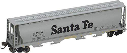 Bachmann Industries Inc. Canadian 4BAY Zylindrische Grain Hopper Santa Fe – N Maßstab