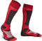 Piarini 2 Paar Unisex Skisocken Skistrumpf Herren Damen Wintersport Snowboard atmungsaktive Knie-Strümpfe Rot Gr.39-42