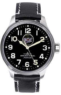 Zeno-Watch Herrenuhr - OS Pilot Open Heart - 8554U-a1