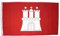 Flagge Deutschland Hamburg - 60 x 90 cm