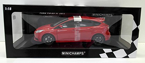 Ford Focus MkIII ST, rot, 2011, Modellauto, Fertigmodell, Minichamps 1:18