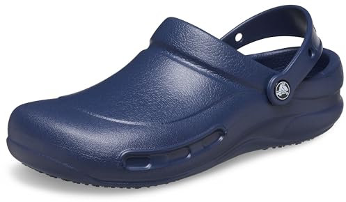 Crocs Unisex Bistro Clogs, Navy, 11 UK Men