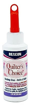 Quilters Choice 12-Piece 59 ml Medium bottle, Dries Clear
