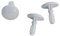 BRANDT - bouton programmateur horloge blanc x3 pour four BRANDT